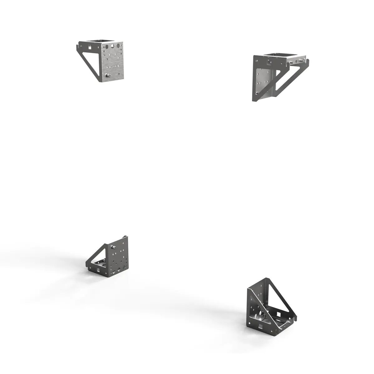 SCHROFF DEPTH MEMBER REDUC.BRKT.(4X)