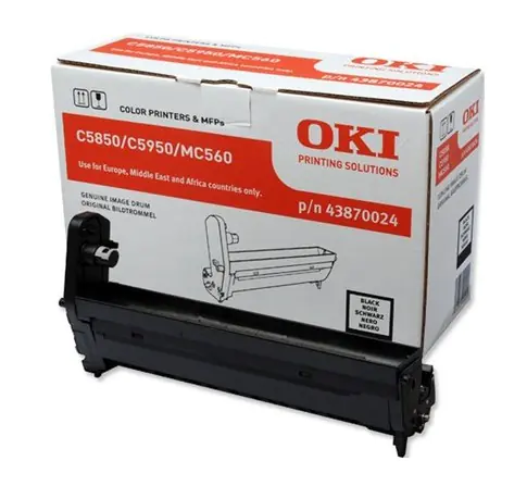 OKI - Schwarz - Original - Trommeleinheit - für OKI MC560dn, MC560n; C5850dn, 5850n, 5950cdtn, 5950dn, 5950dtn, 5950n OKI - Schwarz - Original - Trommeleinheit - für OKI MC560dn, MC560n; C5850dn, 5850n, 5950cdtn, 5950dn, 5950dtn, 5950n