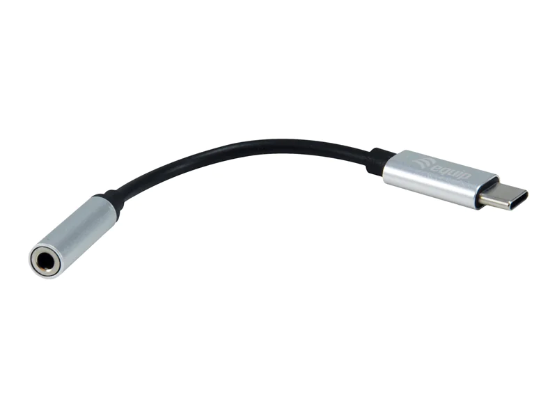 Equip Life - Audio-Adapter - 24 pin USB-C männlich zu mini-phone stereo 3.5 mm weiblich - 15 cm Equip Life - Audio-Adapter - 24 pin USB-C männlich zu mini-phone stereo 3.5 mm weiblich - 15 cm