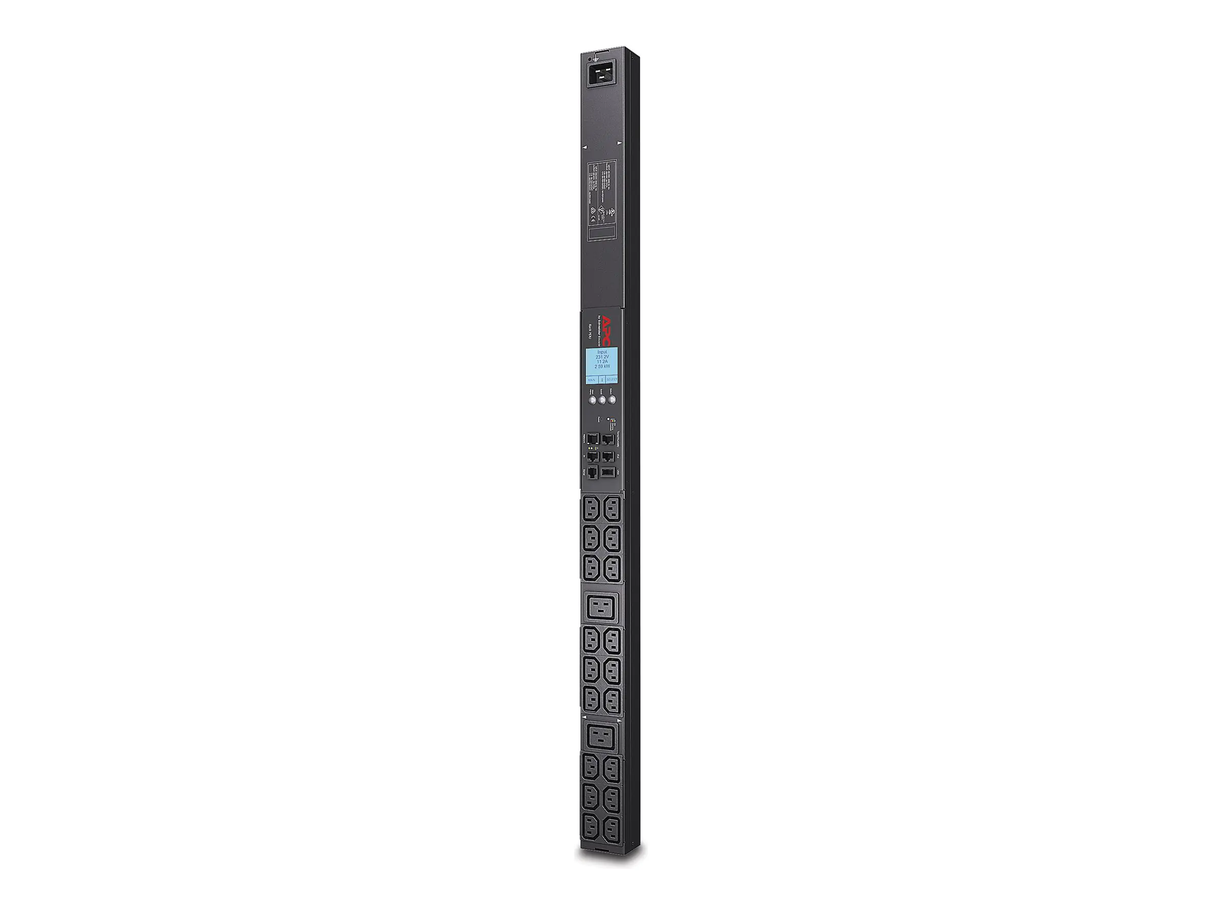 APC Metered Rack PDU - Steckdosenleiste (Rack - einbaufähig) AP8858NA3