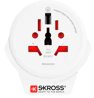 SKROSS Reisestecker World to Europe USB Weiß SKROSS Reisestecker World to Europe USB Weiß
