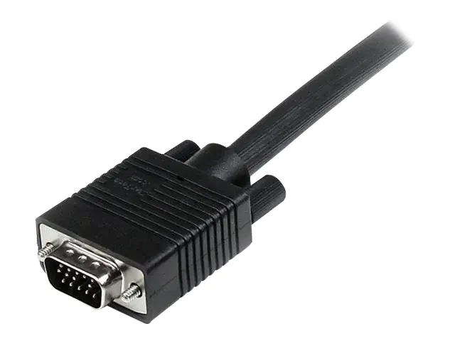 StarTech 7m VGA Kabel - HD15 Monitorkabel - St/St - Hochauflösendes VGA Stecker auf VGA Stecker Kabel - VGA-Kabel - HD-15 (VGA) (M) zu HD-15 (VGA) (M) - 7 m - geformt - Schwarz