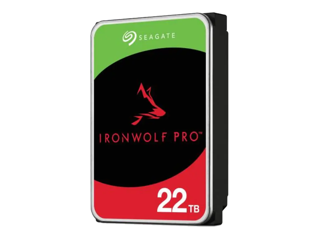 Seagate IronWolf Pro ST22000NT001 - Festplatte - 22 TB - intern - 3.5" (8.9 cm) - SATA 6Gb/s - 7200 rpm - Puffer: 512 MB - mit 3 Jahre Seagate Rescue Datenwiederherstellung Seagate IronWolf Pro ST22000NT001 - Festplatte - 22 TB - intern - 3.5" (8.9 cm) - SATA 6Gb/s - 7200 rpm - Puffer: 512 MB - mit 3 Jahre Seagate Rescue Datenwiederherstellung