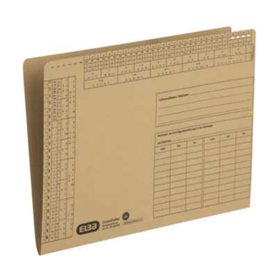 ELBA Einstellhefter 100552000 23x31cm kfm./Behördenheftung braun ELBA Einstellhefter 100552000 23x31cm kfm./Behördenheftung braun