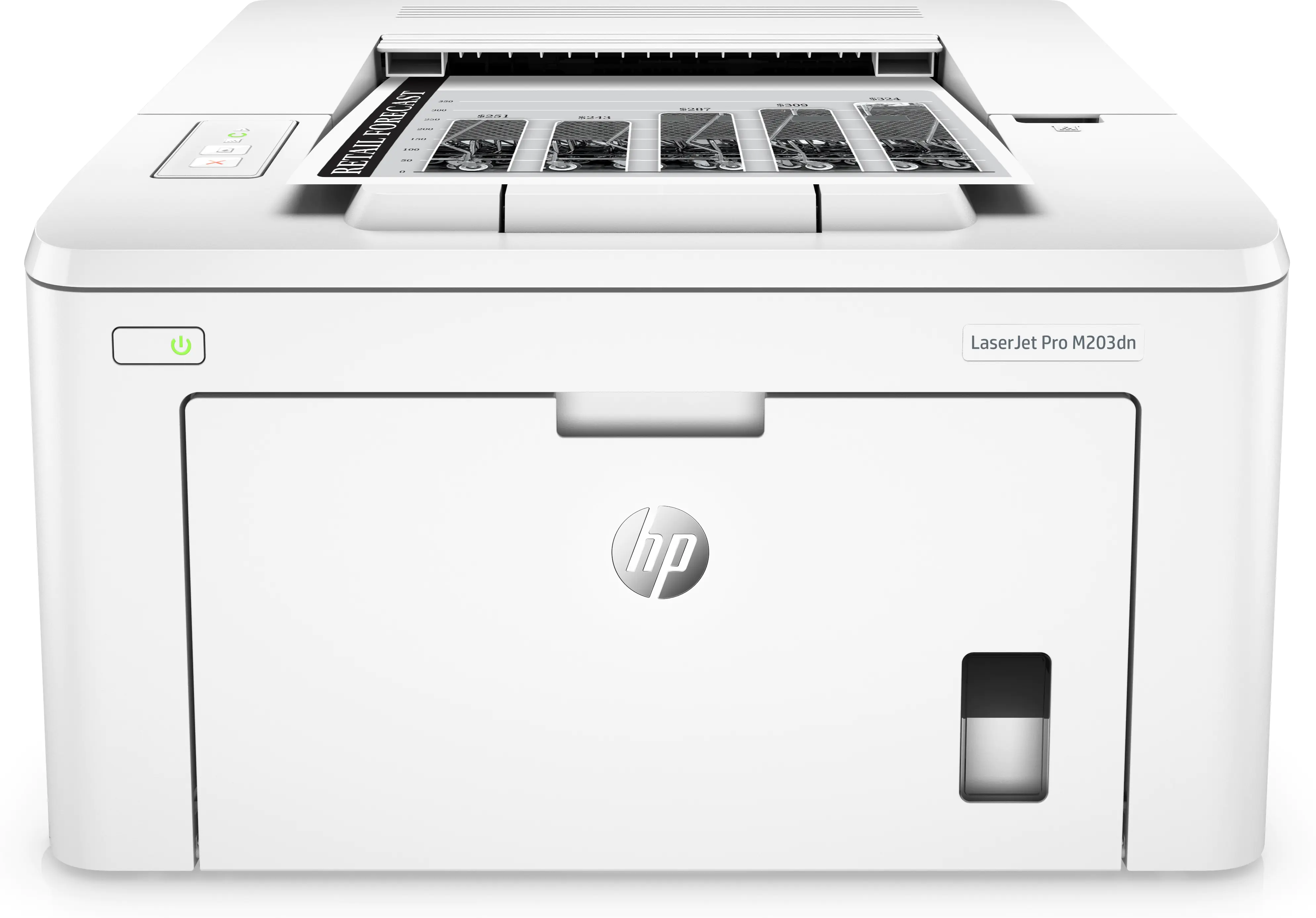 HP LaserJet Pro M203dn - Drucker - s/w - Duplex - Laser - A4/Legal - 1200 x 1200 dpi - bis zu 28 Seiten/Min. - Kapazität: 260 Blätter - USB 2.0, LAN