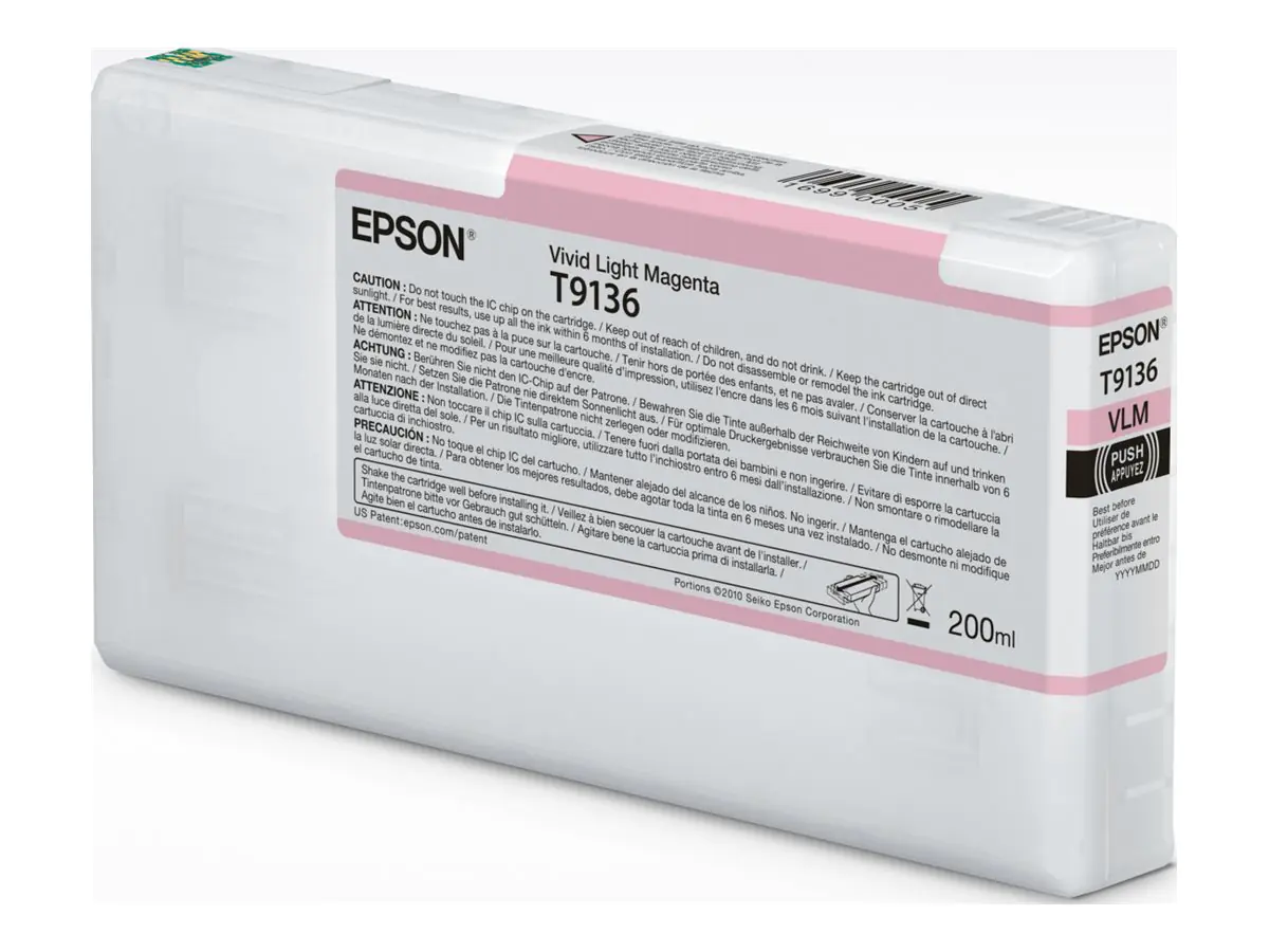 Epson T9136 - 200 ml - Vivid Light Magenta C13T91360N