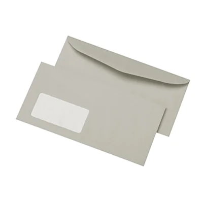 KUVERMATIC® Kuvertierhülle DIN C6/C5 mit Fenster 75g/m² Recyclingpapier grau 1.000 St./Pack. KUVERMATIC® Kuvertierhülle DIN C6/C5 mit Fenster 75g/m² Recyclingpapier grau 1.000 St./Pack.