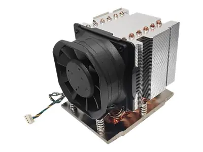 Dynatron J12 - Prozessor-Luftkühler - aktiv - (für: Socket SP5) - Aluminium-Lamellen - 80 mm - 3U