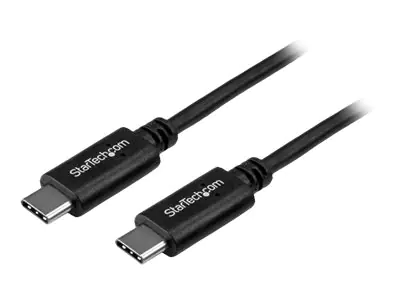 StarTech 1m USB-C Kabel - St/St - USB 2.0 - USB Typ C - USB-Kabel - USB-C (M) bis USB-C (M) - Thunderbolt 3 / USB 2.0 - 1 m - Schwarz - für P/N: DKT30CHD, HB30C1A1CPD, HB30C3A1CFBW, PEXUS313AC2V StarTech 1m USB-C Kabel - St/St - USB 2.0 - USB Typ C - USB-Kabel - USB-C (M) bis USB-C (M) - Thunderbolt 3 / USB 2.0 - 1 m - Schwarz - für P/N: DKT30CHD, HB30C1A1CPD, HB30C3A1CFBW, PEXUS313AC2V