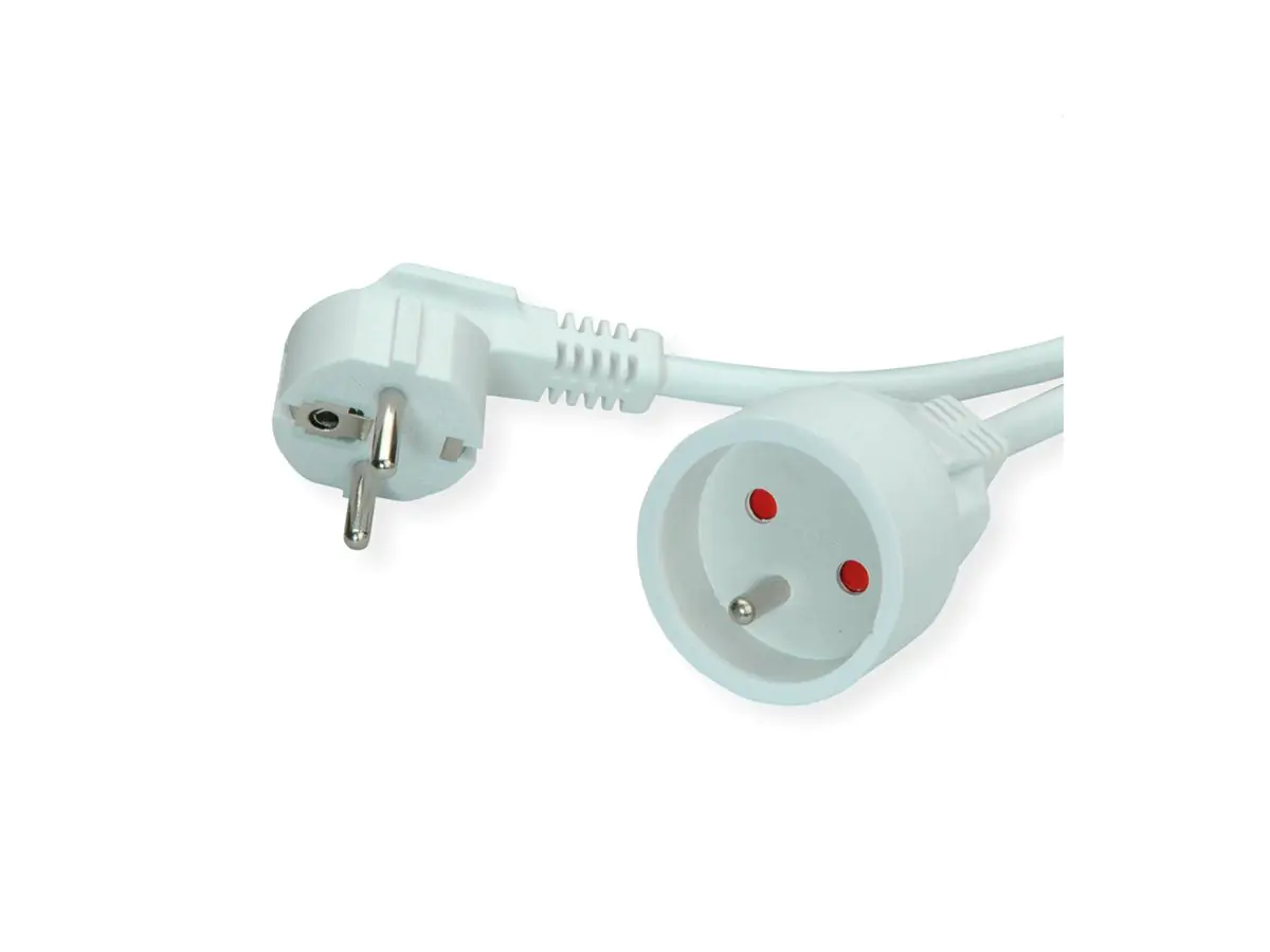 VALUE Spannungsversorgungs-Verlängerungskabel - power CEE 7/7 (M) 19.99.1174