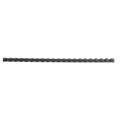 GBC Plastikbinderücken 4028177 DIN A4 12mm schwarz 100 St./Pack.