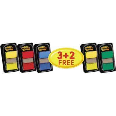 Post-it Haftstreifen Index 680-P5 50Bl. sortiert 5St. Post-it Haftstreifen Index 680-P5 50Bl. sortiert 5St.