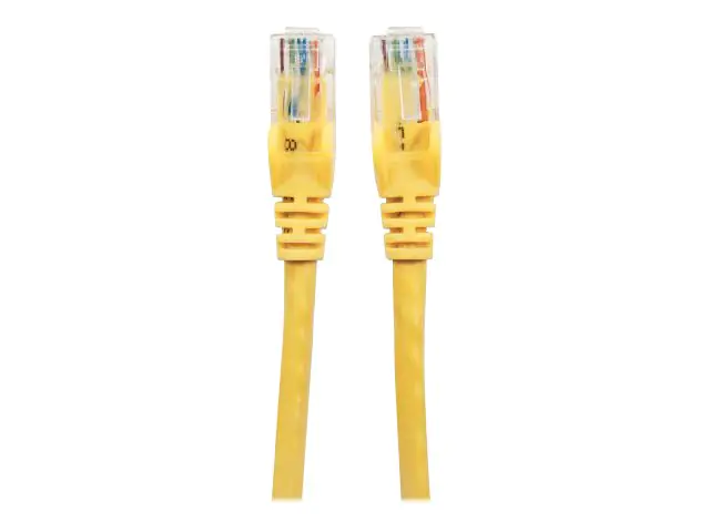 IC Intracom Intellinet Network Patch Cable, Cat6, 20m, Yellow, CCA, U/UTP, PVC, RJ45, Gold Plated