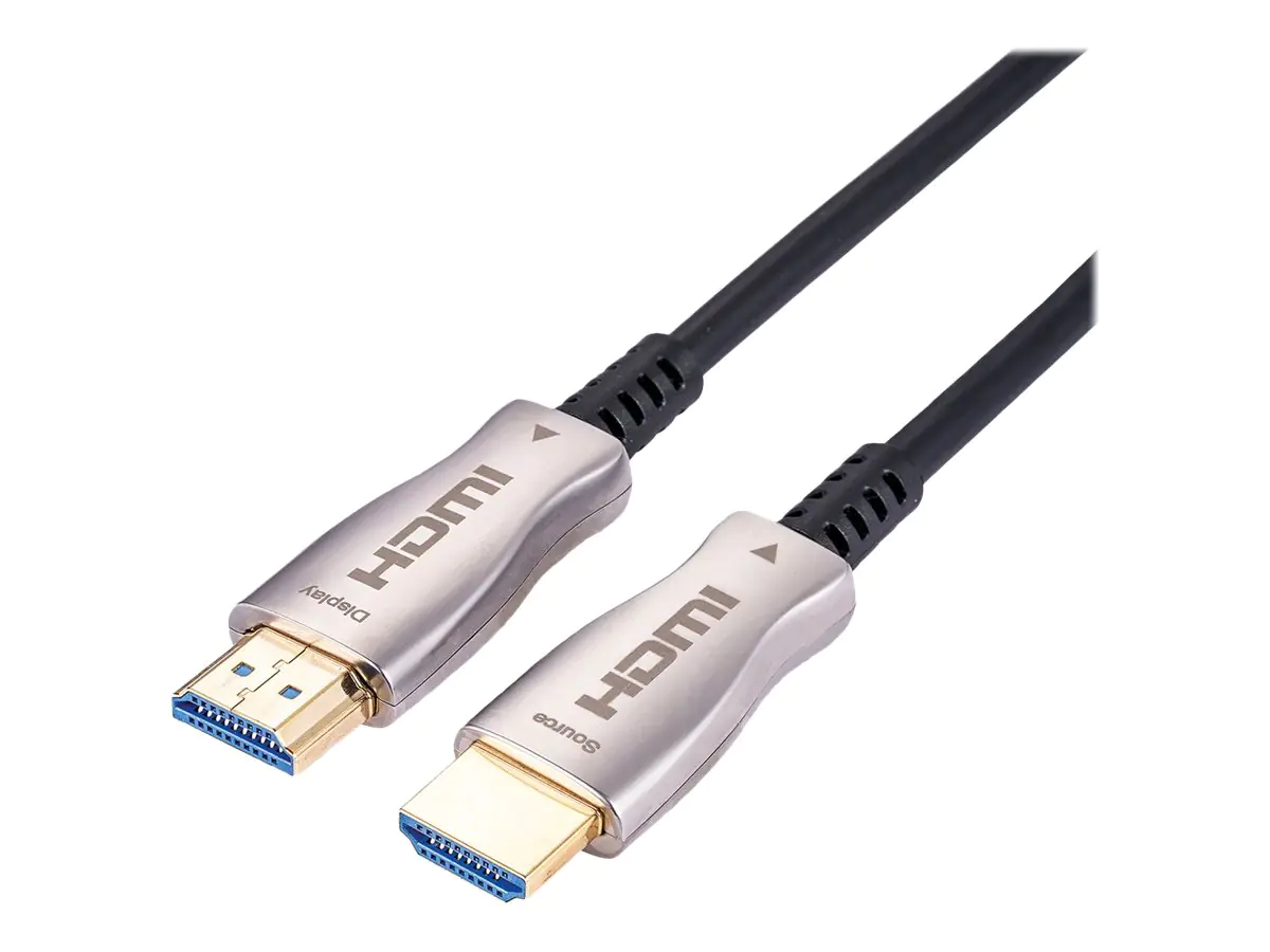 VALUE - Ultra High Speed - HDMI-Kabel mit Ethernet - HDMI männlich zu HDMI männlich - 15 m - Schwarz - 4K Unterstützung, aktiv