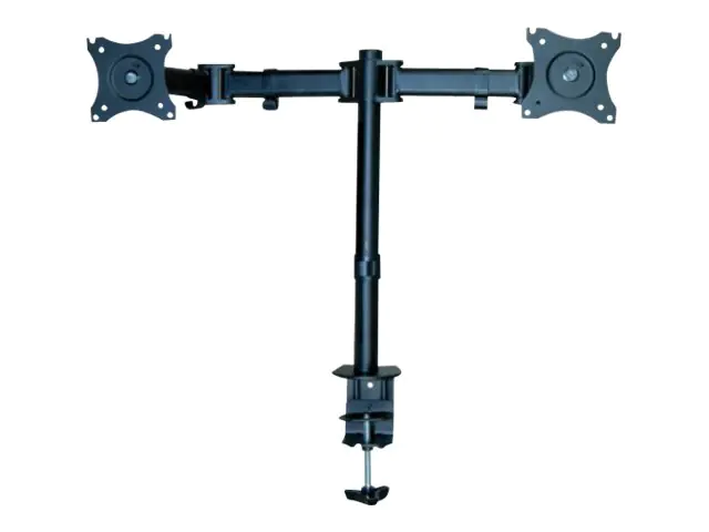 Dacomex exertis Connect - Befestigungskit - für 2 LCD-Displays - Stahl - Schwarz - Bildschirmgröße: 33-68.6 cm (13"-27") 903038