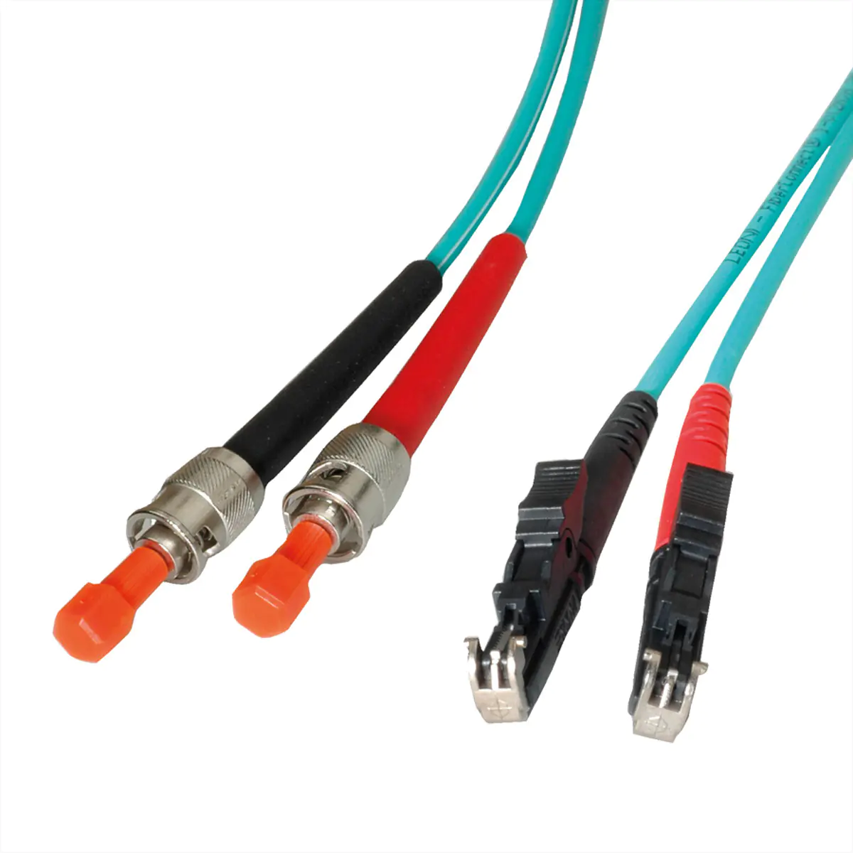 LEONI Kerpen LEONI LWL-Kbl OM3 RuM/Shr. E2000/ST 2m - Kabel - 2 m