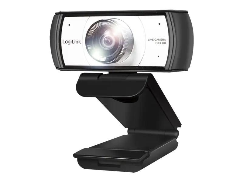 LogiLink Conference HD - Webcam - Farbe - 2 MP - 1920 x 1080 - feste Brennweite - Audio - USB 2.0 - MJPEG