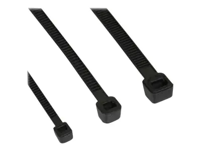 InLine Kabelbinder - Länge 450mm - Breite 7,2mm - schwarz - 100 Stück