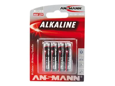 Ansmann Batterie Energy AAA Micro LR03 1,5V 4er Blister Alkaline 5015553