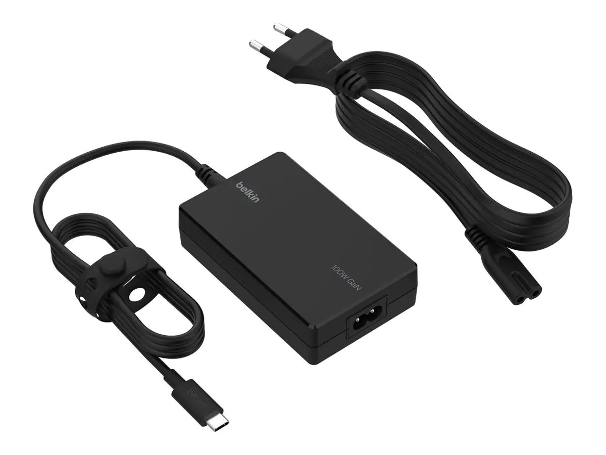Belkin Connect USB-C Core - Netzteil - GaN-Technologie - 100 Watt - PD (24 pin USB-C) - Schwarz Belkin Connect USB-C Core - Netzteil - GaN-Technologie - 100 Watt - PD (24 pin USB-C) - Schwarz