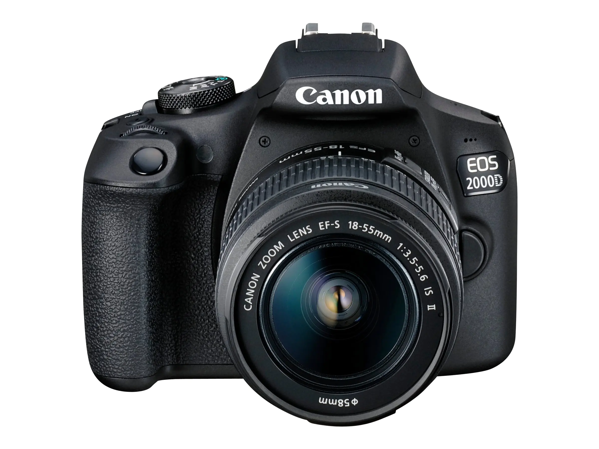 Canon EOS 2000D - Digitalkamera - SLR - 24.1 MPix - APS-C - 1080p / 30 BpS - 3x optischer Zoom EF-S 18-55 mm III-Objektiv - Wi-Fi, NFC