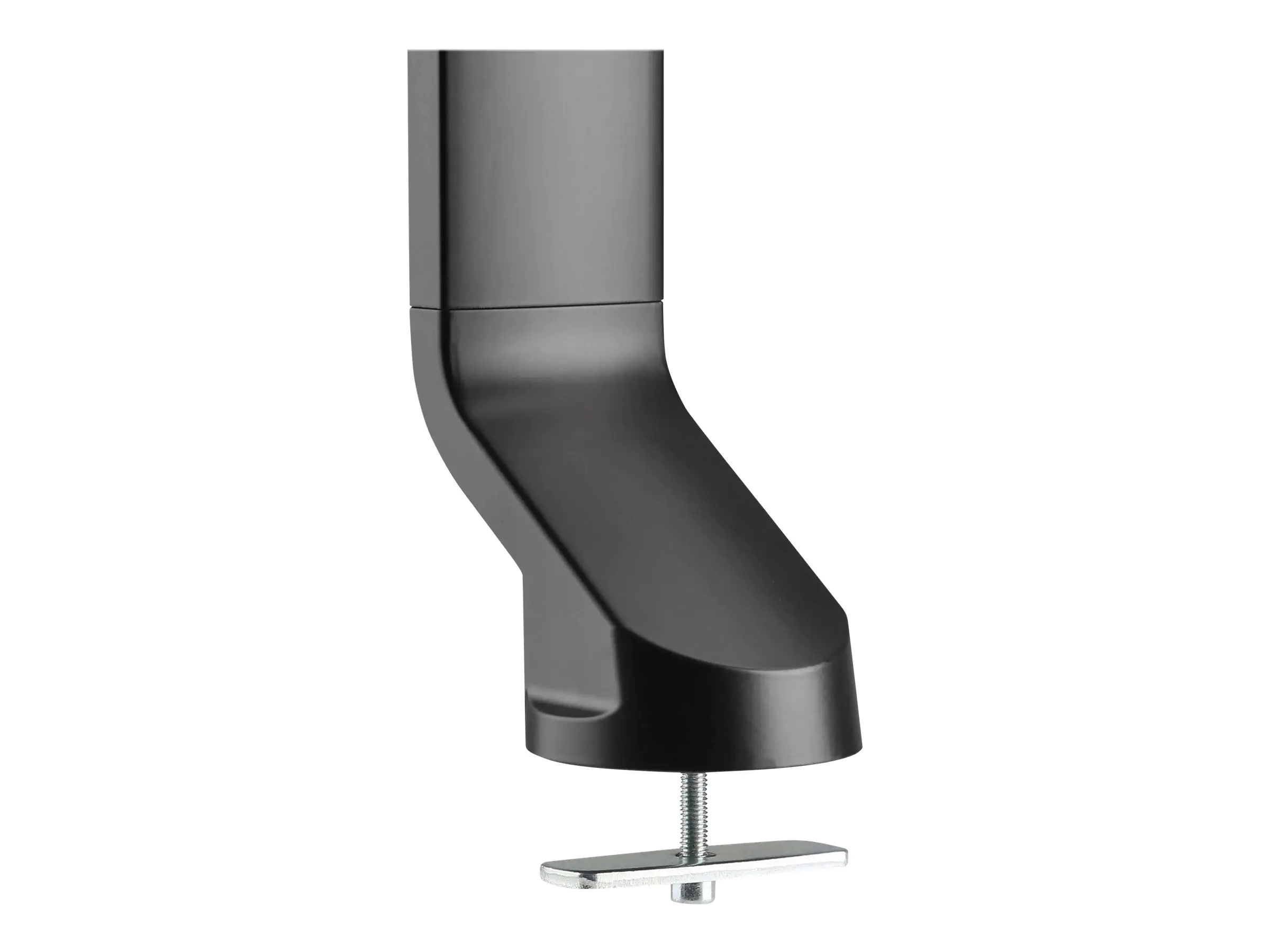 Eaton Tripp Lite Series Dual-Display Monitor Arm with Desk Clamp and Grommet - Height Adjustable, 17" to 27" Monitors - Befestigungskit - für 2 LCD-Displays - Stahl - Schwarz - Bildschirmgröße: 43.2-68.6 cm (17"-27") - Klemmmontage, Tülle, Tischmontage