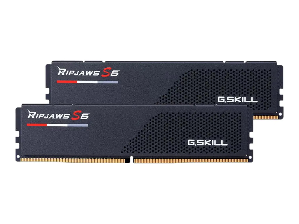 G.Skill Ripjaws S5 - DDR5 - Kit - 64 GB: 2 x 32 GB - DIMM 288-PIN Low Profile - 6000 MHz / PC5-48000 - CL32 - 1.4 V - ungepuffert - non-ECC - mattschwarz