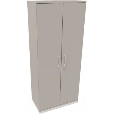 Flügeltürenschrank 5OH B800xT442xH1869 ws/Lichtgrau Flügeltürenschrank 5OH B800xT442xH1869 ws/Lichtgrau