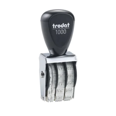 trodat Datumstempel Classic 54070 18x3mm silber trodat Datumstempel Classic 54070 18x3mm silber