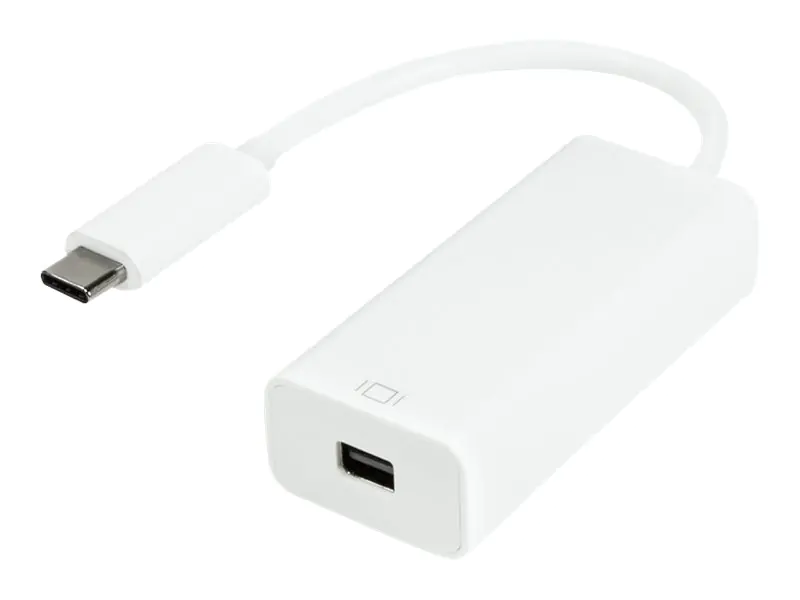 LogiLink - USB/DisplayPort-Adapter - 24 pin USB-C (M) umkehrbar zu Mini DisplayPort (W) - USB 3.2 Gen 1 - 15 cm - 4K Unterstützung