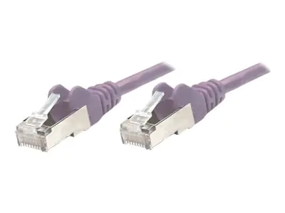 IC Intracom Intellinet Network Patch Cable, Cat5e , 10m, Purple, CCA, SF/UTP, PVC, RJ45, Gold