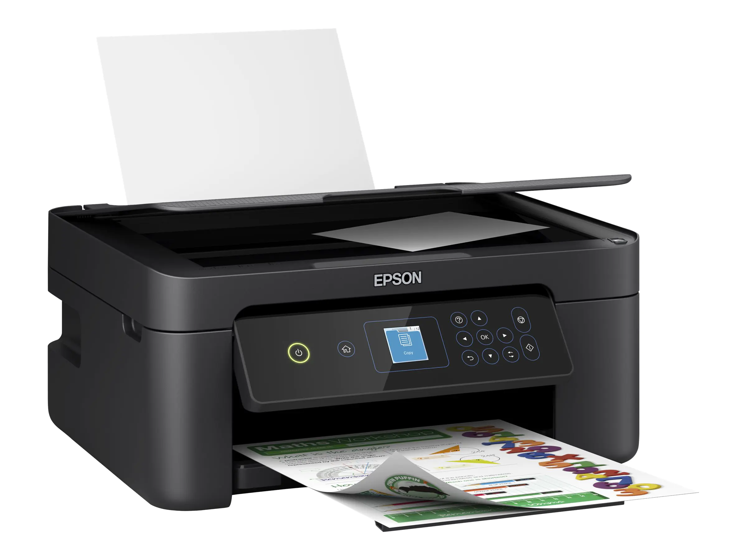 Epson Expression Home XP-3205 - Multifunktionsdrucker - Farbe - Tintenstrahl - A4/Legal (Medien) - bis zu 10 Seiten/Min. (Drucken) - 100 Blatt - USB, Wi-Fi - Schwarz