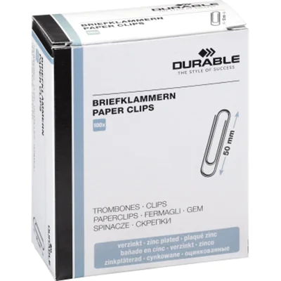 DURABLE Briefklammer 122425 50mm rund verzinkt 100 St./Pack. DURABLE Briefklammer 122425 50mm rund verzinkt 100 St./Pack.