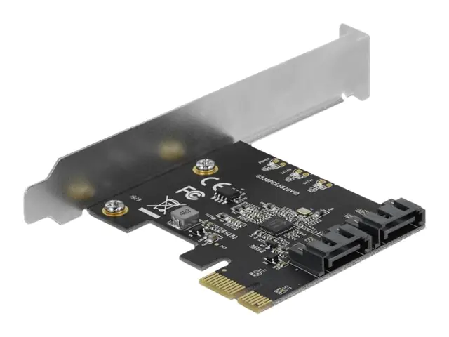 Delock - Speicher-Controller - 2 Sender/Kanal - SATA 6Gb/s - Low-Profile - PCIe 3.0 Delock - Speicher-Controller - 2 Sender/Kanal - SATA 6Gb/s - Low-Profile - PCIe 3.0