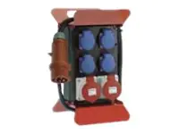 Bachmann Stromverteilungseinheit - Wechselstrom 400 V - Ausgangsanschlüsse: 6 (6 x Spannung) 349.010