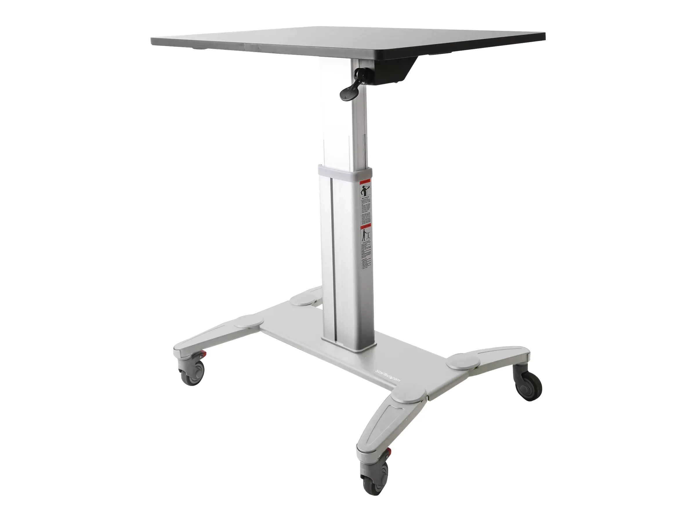 StarTech Mobiler Sitz-/Steh-Arbeitsplatz mit 80cm Arbeitsfläche