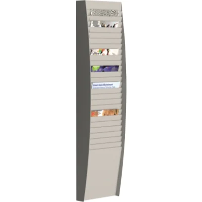 Paperflow Wand-Sortiertafel V 25F A4V1X25.02 DIN A4 grau