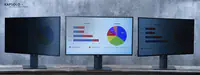 KAPSOLO KAP11019 - Monitor - Rahmenloser Display-Privatsphärenfilter - Transparent - Privat