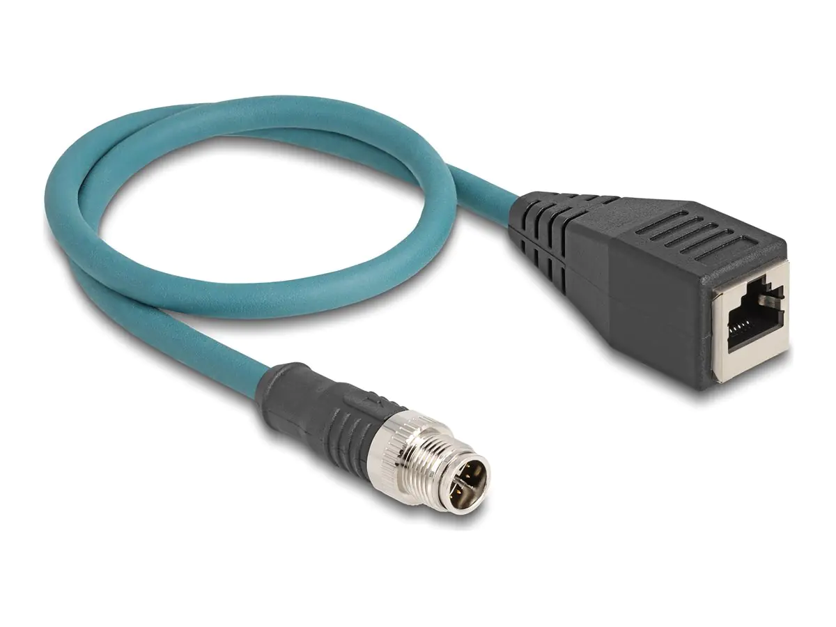 Delock Netzwerkadapterkabel - 8 pin M12-X (M)