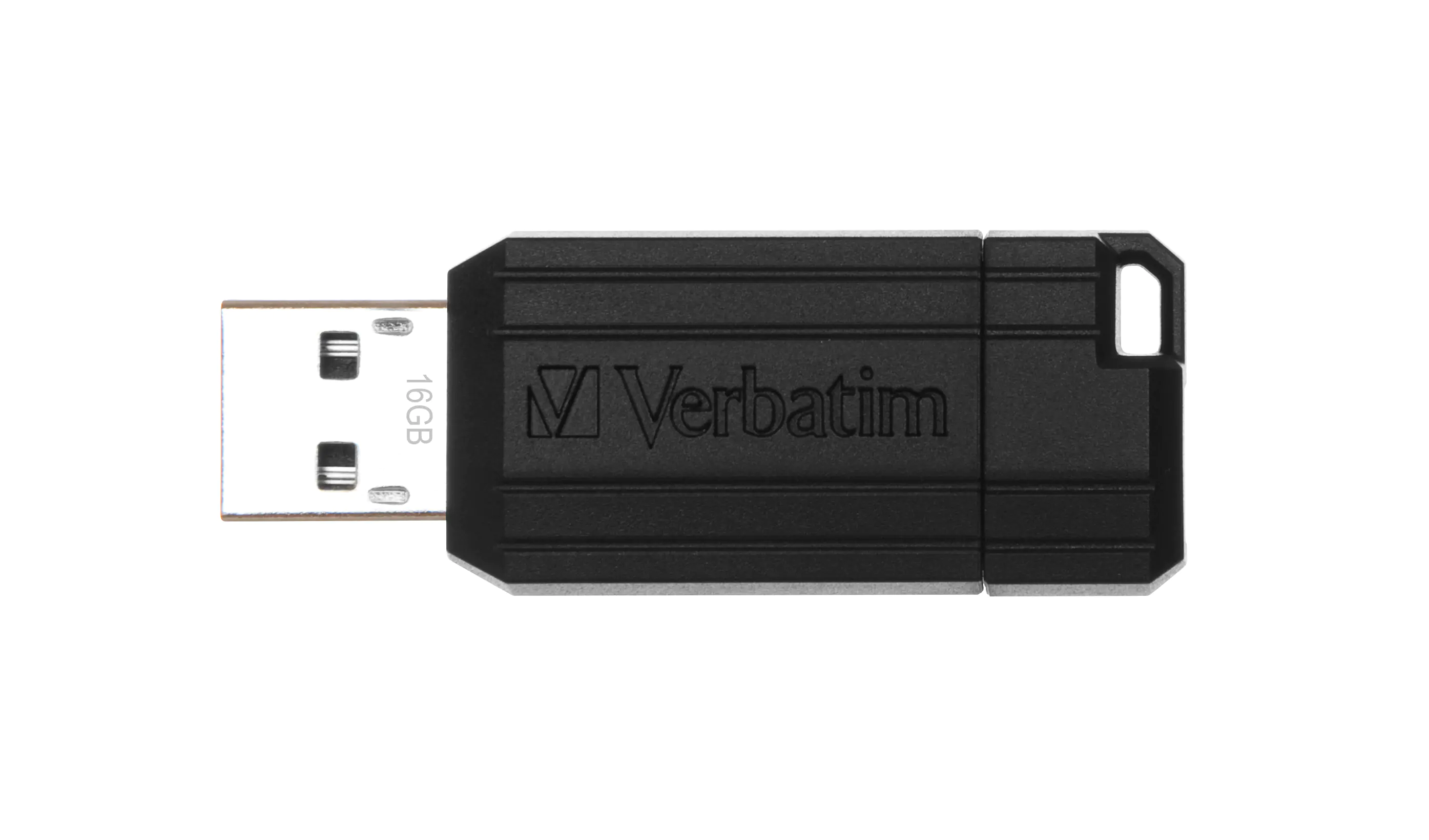 Verbatim PinStripe USB Drive - USB-Flash-Laufwerk - 64 GB - USB 2.0 - Schwarz Verbatim PinStripe USB Drive - USB-Flash-Laufwerk - 64 GB - USB 2.0 - Schwarz