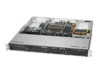 Supermicro SC813M FTQC-350CB2 - Rack-Montage - 1U - ATX - SATA/SAS - Hot-Swap 350 Watt - Schwarz