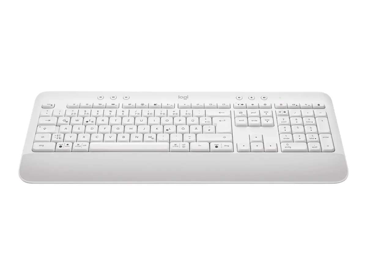 Logitech Signature K650 - Tastatur - kabellos - Bluetooth 5.1 - QWERTZ - Deutsch - Off-White Logitech Signature K650 - Tastatur - kabellos - Bluetooth 5.1 - QWERTZ - Deutsch - Off-White