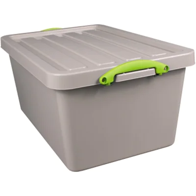 Really Useful Box Aufbewahrungsbox Recycling 44 x 31 x 68 cm (B x H x T) 61l Polypropylen, 100 % recycelt taubengrau Really Useful Box Aufbewahrungsbox Recycling 44 x 31 x 68 cm (B x H x T) 61l Polypropylen, 100 % recycelt taubengrau
