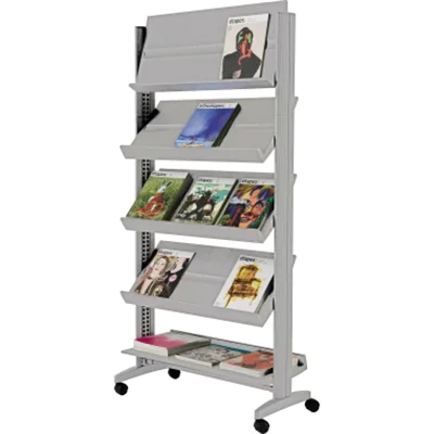 Paperflow Prospektständer Uno 255N.02 5Auflagen mobil alu