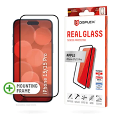 DISPLEX Real Glass FC iPhone 15/15 Pro 01842