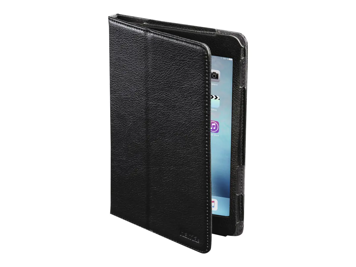 Hama Essential Line "Bend" - Flip-Hülle für Tablet - Polyurethan - Schwarz - 10.4" - für