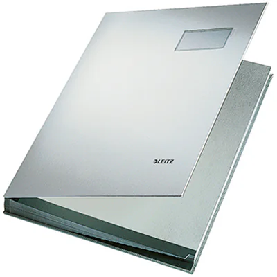 Leitz Unterschriftsmappe 57000085 DIN A4 20Fächer Graupappe grau Leitz Unterschriftsmappe 57000085 DIN A4 20Fächer Graupappe grau