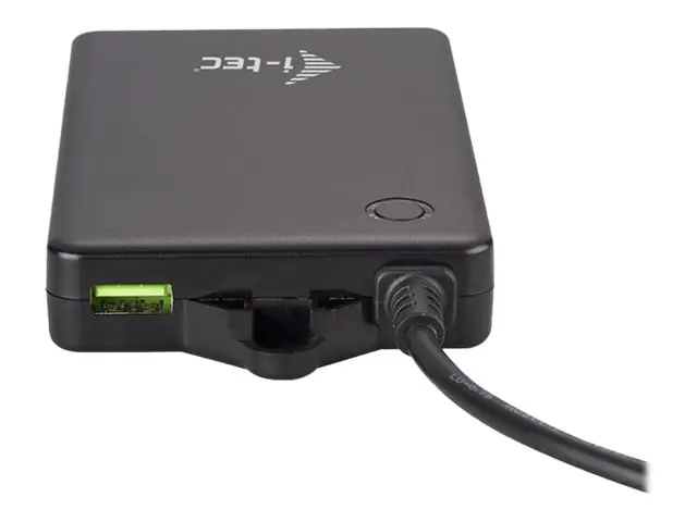 i-tec Built-in Desktop Fast Charger - Netzteil - 96 Watt - 3 A - QC 3.0 - 4 Ausgabeanschlussstellen (3 x USB Typ A, USB-C) CHARGER96WD