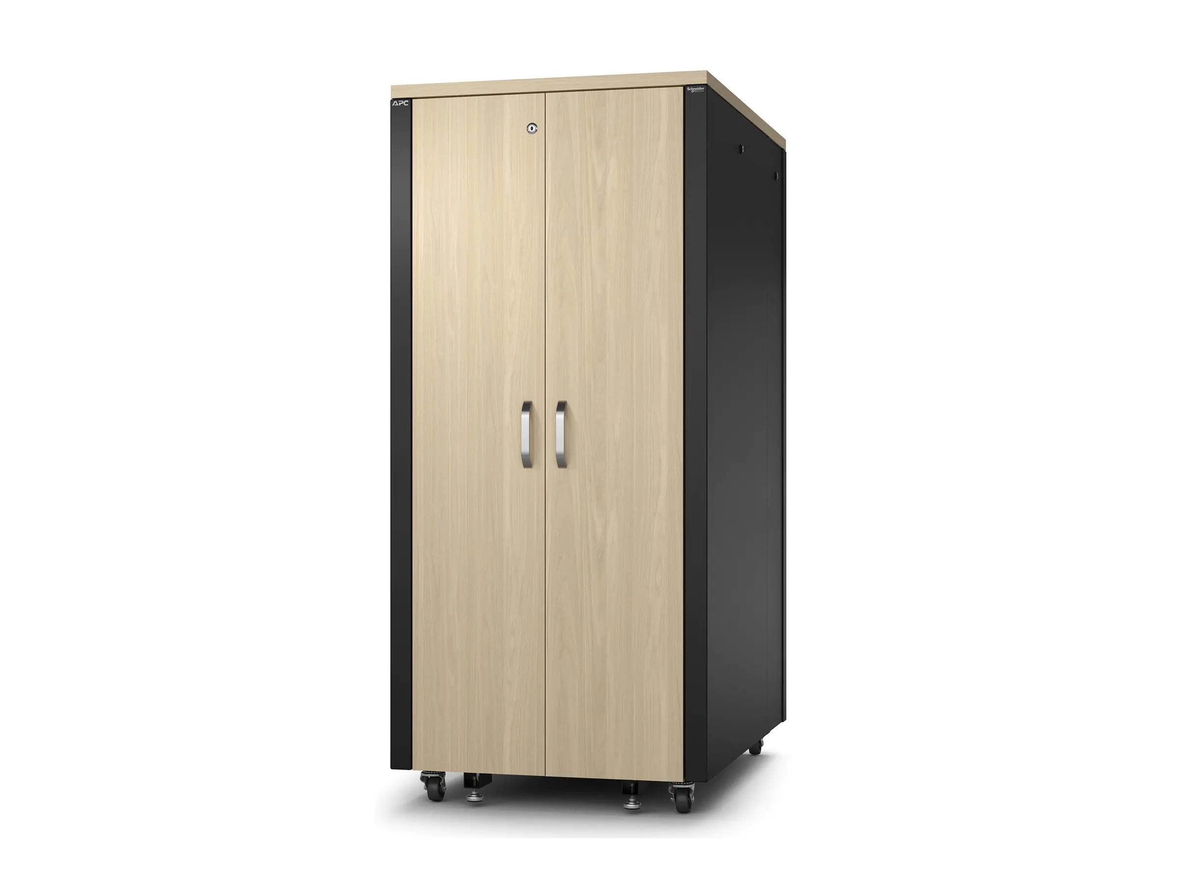 APC NetShelter - Schrank - schallisoliert - Wechselstrom 230 V - Ahorn - 32U - 48.3 cm (19") AR4032IA
