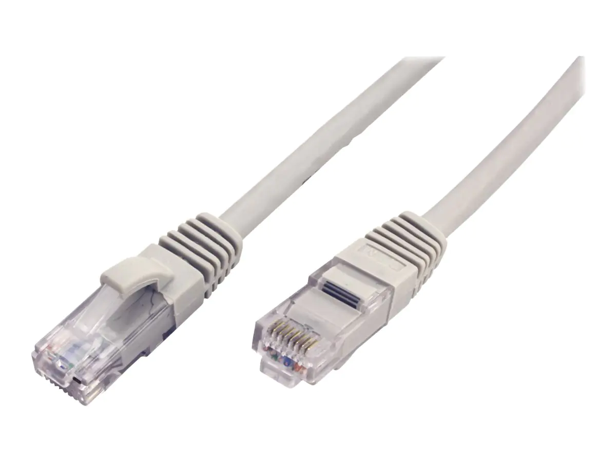 VALUE - Patch-Kabel - RJ-45 (M) zu RJ-45 (M) - 5 m - UTP - CAT 6a - geformt - Grau